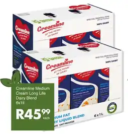 Save Creamline Medium Cream Long Life Dairy Blend offer