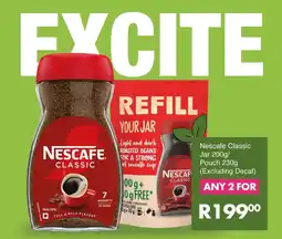 Save Nescafe Classic Jar/ Pouch offer