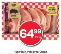 Pick n Pay Hypermarket Hyper Bulk Pork Braai Chops offer