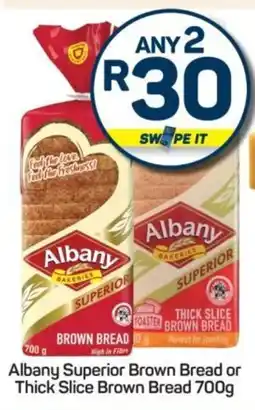 Pick n Pay Hypermarket Albany Superior Brown Bread or Thick Slice Brown Bread offer