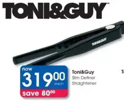 Clicks Toni&Guy Slim Definer Straightener offer