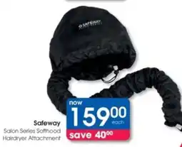 Clicks Safeway Salon Series Softhood Hairdryer Attachment offer