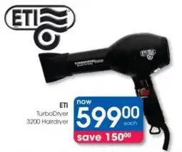 Clicks ETI TurboDryer 3200 Hairdryer offer