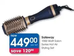 Clicks Safeway 1000 Watt Salon Series Hot Air Styling Set offer