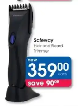 Clicks Safeway Hair and Beard Trimmer offer