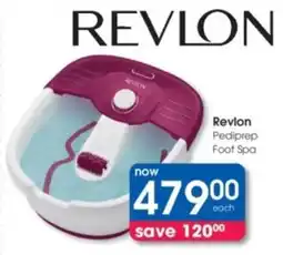 Clicks Revlon Pediprep Foot Spa offer