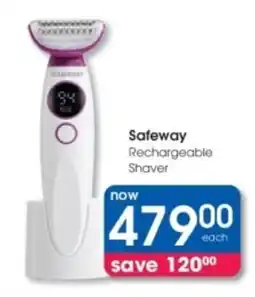 Clicks Safeway Rechargeable Shaver offer