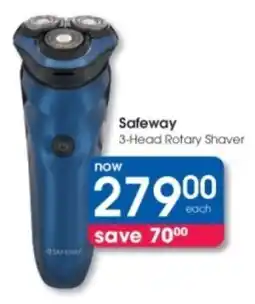 Clicks Safeway 3-Head Rotary Shaver offer