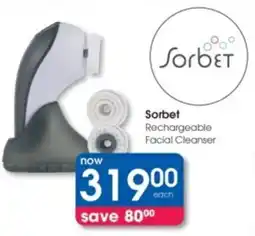 Clicks Sorbet Rechargeable Facial Cleanser offer