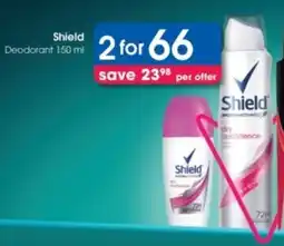 Clicks Shield Deodorant offer