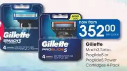 Clicks Gillette Mach3 Turbo, Proglide5 or Proglide5 Power Cartridges offer