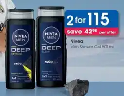 Clicks Nivea Men Shower Gel offer