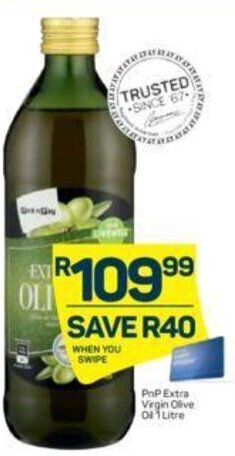 Pick n Pay PnP Extra Virgin Olive Oil 1L offer