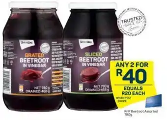 Pick n Pay PnP Beetroot Asstd 780g offer