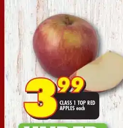 Shoprite CLASS 1 TOP RED APPLES offer