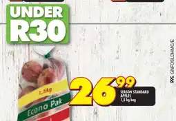 Shoprite SEASON STANDARD APPLES offer