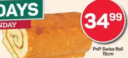 Pick n Pay Hypermarket PnP Swiss Roll 15cm offer