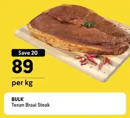 Makro BULK Texan Braai Steak offer