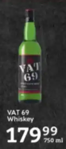Oxford Freshmarket VAT 69 Whiskey offer