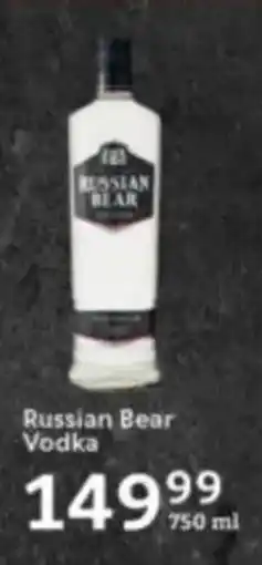 Oxford Freshmarket Russian Bear Vodka offer
