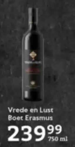 Oxford Freshmarket Vrede en Lust Boet Erasmus offer