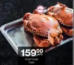 Checkers Small Frozen Crabs offer