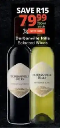 Checkers Durbanville Hills Selected Wines offer