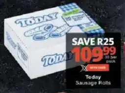 Checkers Today Sausage Rolls offer