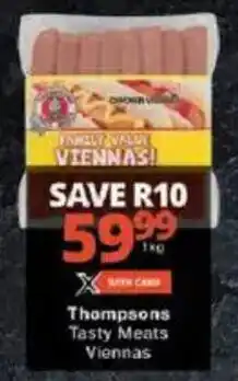 Checkers Thompsons Tasty Meats Viennas offer