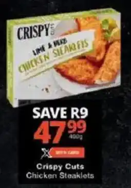 Checkers Crispy Cuts Chicken Steaklets offer