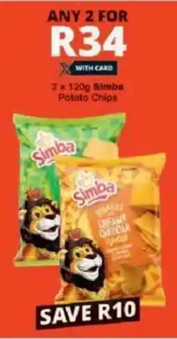 Checkers Simba Potato Chips offer