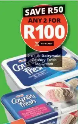 Checkers Dairymaid Country Fresh Ice Cream offer