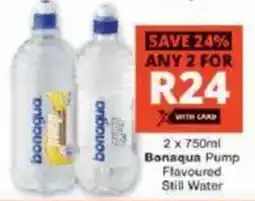 Checkers Bonaqua Pump Flavoured Still Water offer