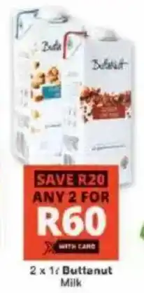 Checkers Buttanut Milk offer