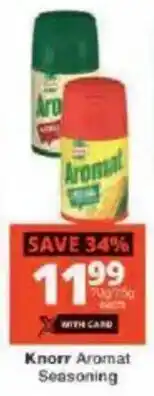 Checkers Knorr Aromat Seasoning offer