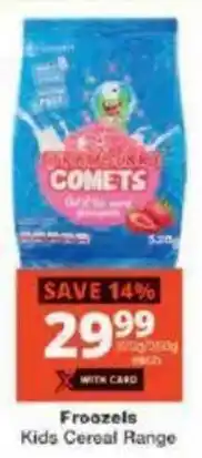 Checkers Froozels Kids Cereal Range offer