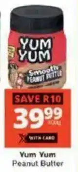 Checkers Yum Yum Peanut Butter offer