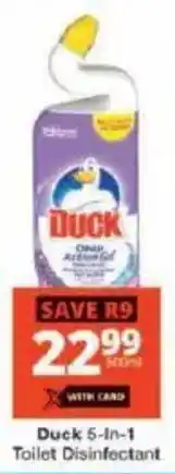 Checkers Duck 5-In-1 Toilet Disinfectant offer