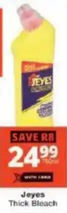 Checkers Jeyes Thick Bleach offer