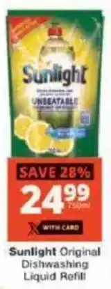 Checkers Sunlight Original Dishwashing Liquid Refill offer