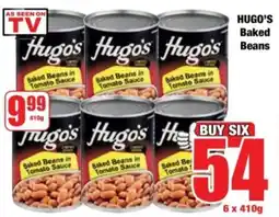 Boxer HUGO'S Baked Beans offer