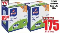 Boxer CLOVER Full Cream Long Life Milk offer