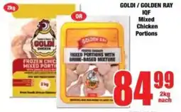 Boxer GOLDI/ GOLDEN RAY IQF Mixed Chicken Portions offer