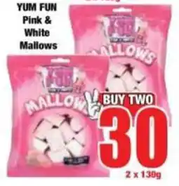 Boxer YUM FUN Pink & White Mallows offer