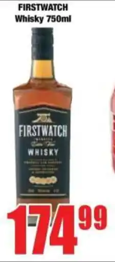 Boxer FIRSTWATCH Whisky offer
