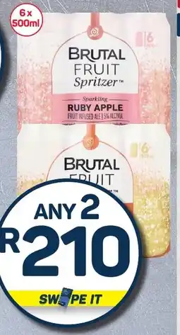 Pick n Pay Brutal Fruit Sparkling Spritzer Assorted Cans offer