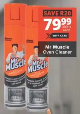 Checkers Mr Muscle Oven Cleaner offer