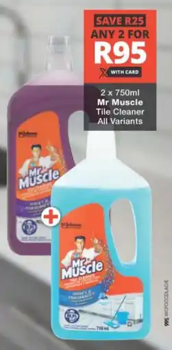 Checkers Mr Muscle Tile Cleaner All Variants offer