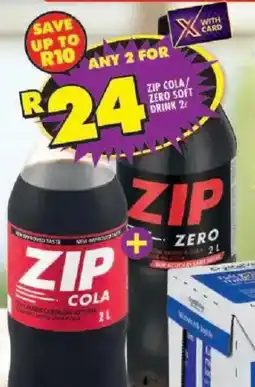 Shoprite Zip cola/ Zero soft drink offer