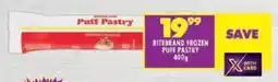 Shoprite Ritebrand frozen puff pastry offer